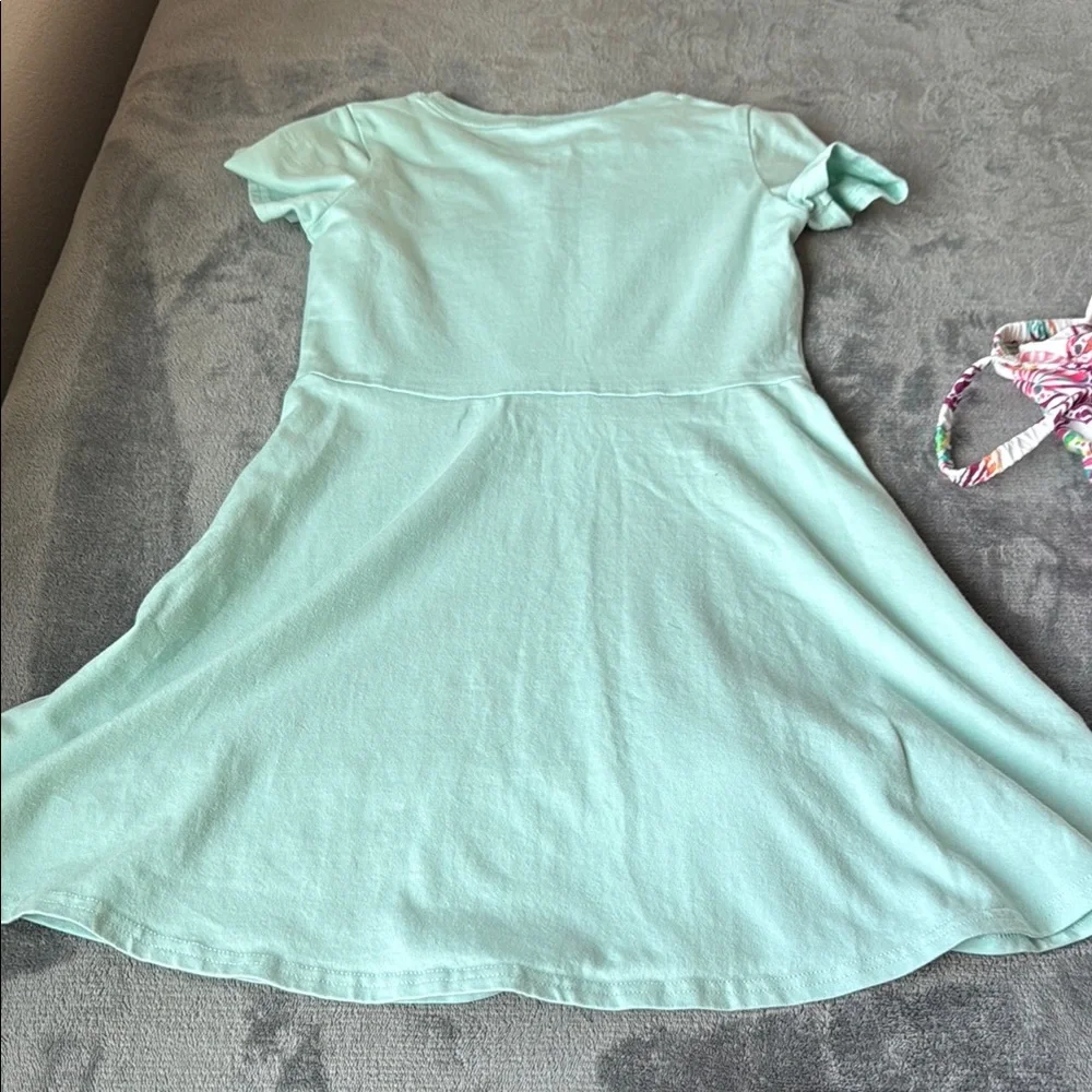 Converse and Butterfly Print Kids Dress - Multicolor - size 8-10 and 7